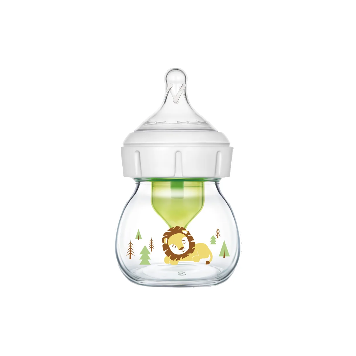 Dr. Brown's 2oz/60ml Glass Wide-Neck Options+ Deco Baby Bottle