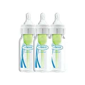 [Fully Vented Bottle] Dr.Brown's 2oz / 4oz / 8oz  PP Narrow Neck "Options+" Baby bottle,1-Pack / Botol Susu / Botol Bayi