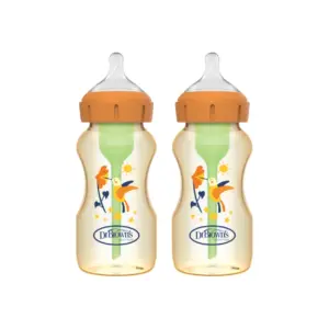 Dr. Brown's 5oz/9oz PPSU Wide Neck Options+ Deco / Botol Susu / Botol Bayi