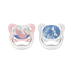 Dr. Brown's PreVent Glow in the Dark BUTTERFLY SHIELD Pacifier - Empeng Bayi / Dot Bayi