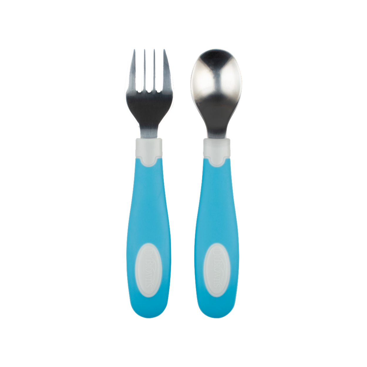 Dr. Brown's Soft Grip Spoon & Fork Set