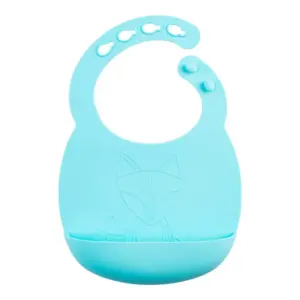 Dr.Brown's Silicone Bib - Turquoise, 1-Pack / Celemek bayi - TF012