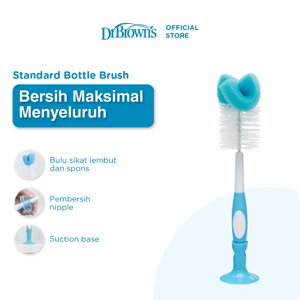 Dr.Brown’s Standard Bottle Brush Blue / Sikat botol – 700