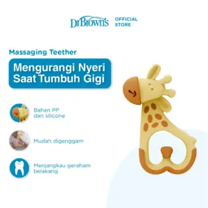 Dr.Brown's Massaging Teether "Ridgees" - Giraffe / Gigitan Bayi / Teether / Mainan Bayi