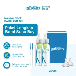Dr. Brown's Options+ Gift Set Series / Paket Perlengkapan Bayi / Perlengkapan Botol Bayi / Gift Botol Bayi