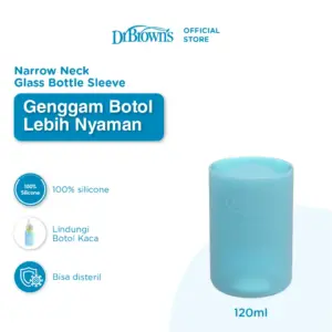Dr. Brown's 4oz / 8oz Narrow Glass Options+ Bottle Sleeve Blue