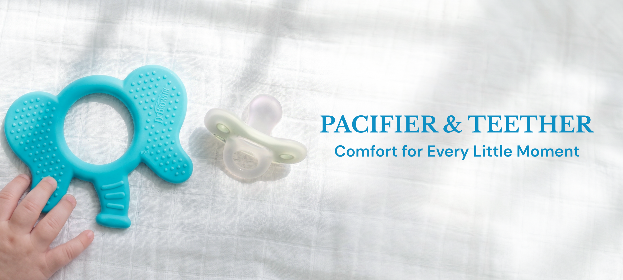 Pacifier & Teether Banner Small Size