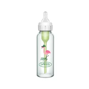 Dr. Brown's 8oz/250ml Glass Narrow Options+ Bottle Deco
