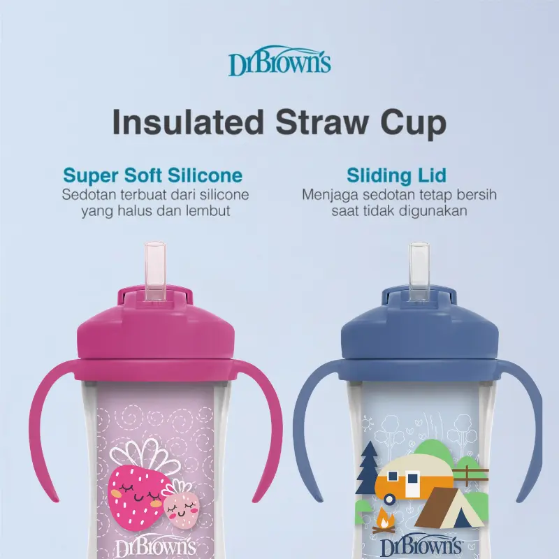 Dr. Brown’s Insulated Cup With Handles 30oz/100ml - Image 4