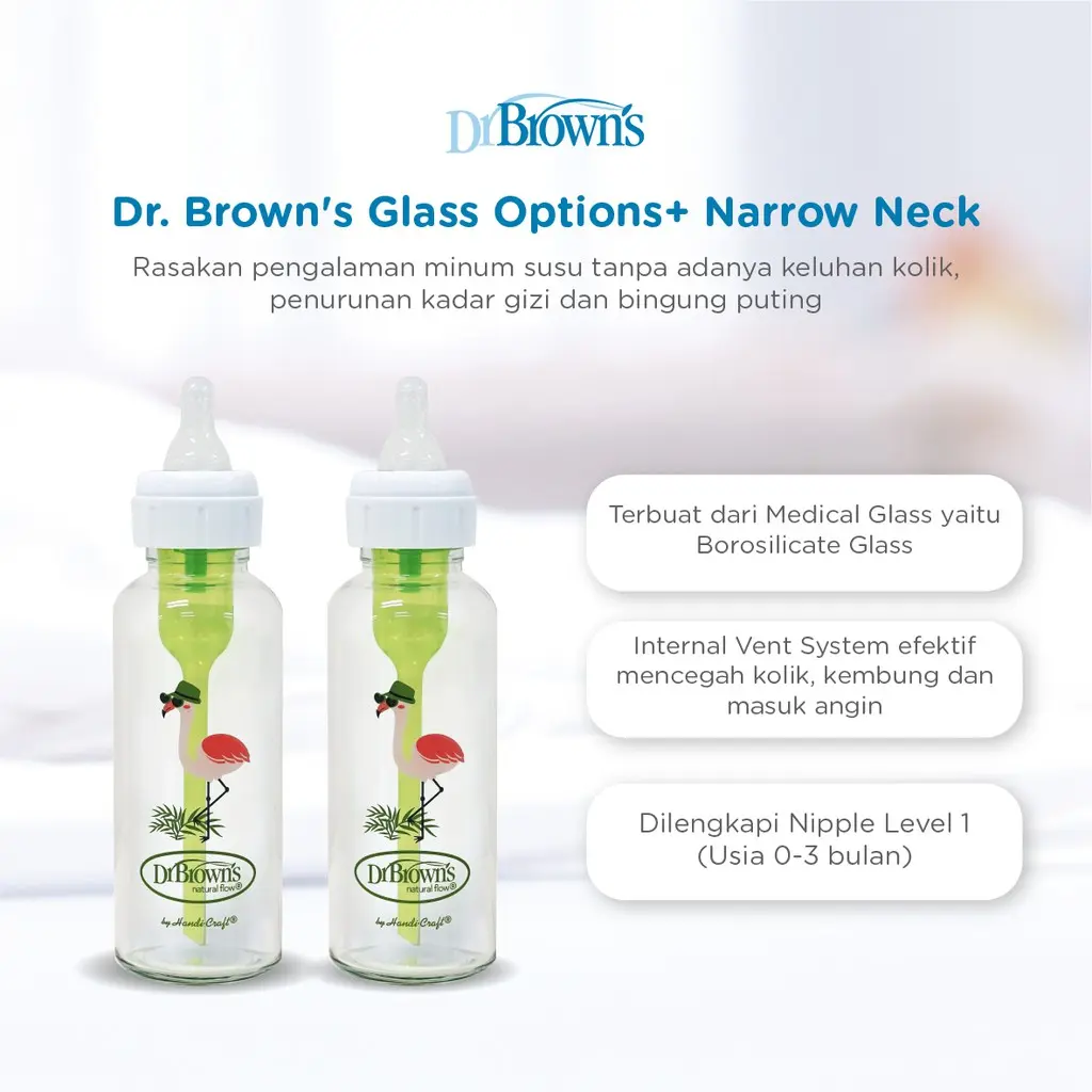 Dr. Brown's 8oz/250ml Glass Narrow Options+ Bottle Deco - Image 3